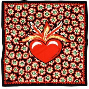 Heading book inspired bandana Heart